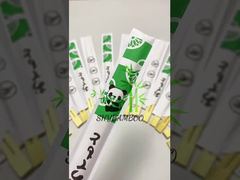 Emballage personnalisé de baguettes en bambou écologiques