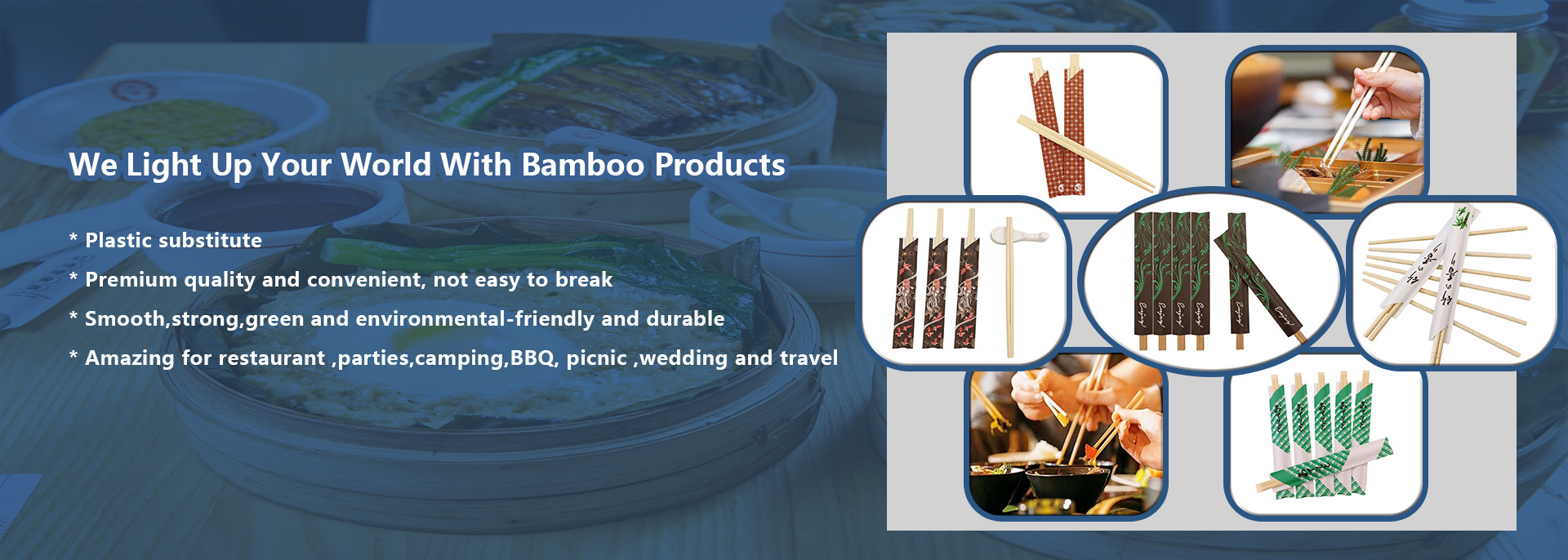 qualité Baguettes en bambou jetables usine
