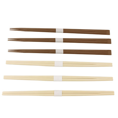 Bâtons à manger en bambou jetables personnalisables Couleur naturelle / carbonisée Idéal pour le sushi et les plats japonais Style moderne