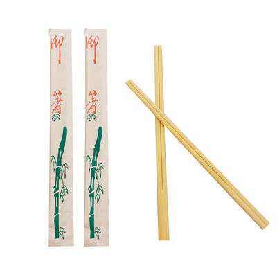 Des baguettes de bambou jetables personnalisées des baguettes de bambou rondes biodégradables