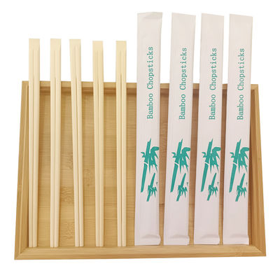 Des baguettes de bambou jetables personnalisées des baguettes de bambou rondes biodégradables