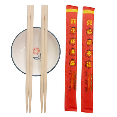 Bâtons à manger hygiéniques enveloppés individuellement Bâtons à manger en bambou personnalisés à usage unique