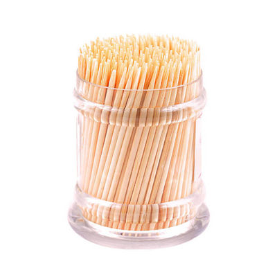 Sécurité Les cure-dents en bambou Couleur naturelle Les cure-dents respectueuses de l'environnement Surface lisse