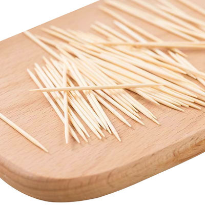 Pique-dents jetables en bambou hygiéniques et résistants à la température à usage unique