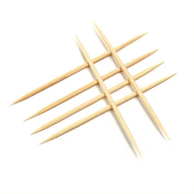Des cure-dents en bambou mince personnalisables Des cure-dents écologiques jetables