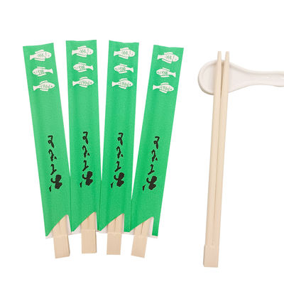 Fête de mariage baguettes à usage unique en bambou individuellement emballées Sushi baguettes