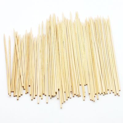 Éco-friendly Longues épines en bambou durables pour le barbecue 2,5 largeur style asiatique