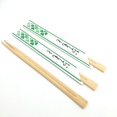 Production de baguettes de bambou naturel jetables emballées individuellement sur mesure