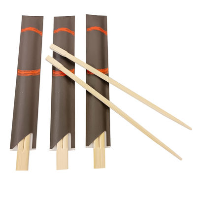 Production de baguettes de bambou naturel jetables emballées individuellement sur mesure