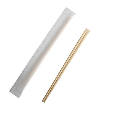 Camping Fast Food Bâtons à manger jetables pour ménage Restaurant 100% couleur naturelle papier personnalisé enveloppement de sushi japonais Bâtons à manger en bambou