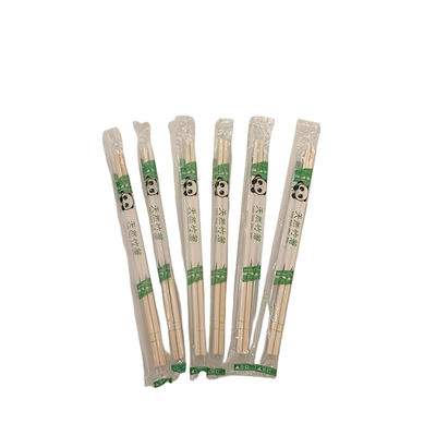 Des baguettes de bambou naturel jetables papier d'emballage sur mesure