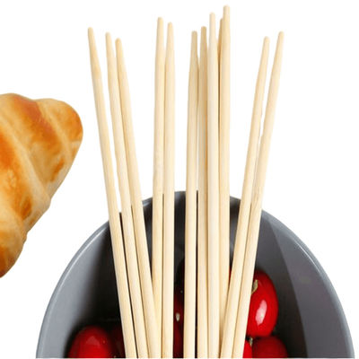 Des baguettes jetables en bambou rondes et personnalisées parfaites pour les repas ménagers / restaurants / hôtels
