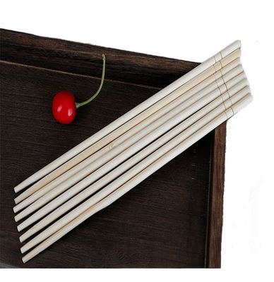 Bâtons à manger portables enveloppés individuellement Surface lisse Bâtons à manger en bambou personnalisés