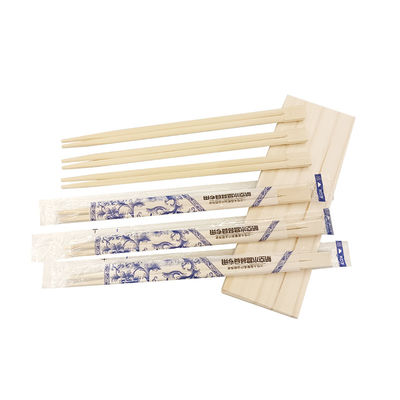 Protection de l'environnement Bambous à usage unique Baguettes légères Baguettes enveloppées individuellement