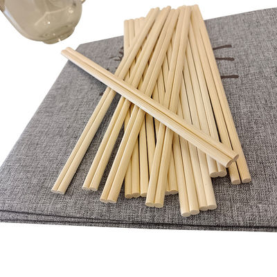 Bâtons à manger de type plat Bâtons à manger de bambou jetables Environnementaux chinois pour le ménage Expérience de restauration