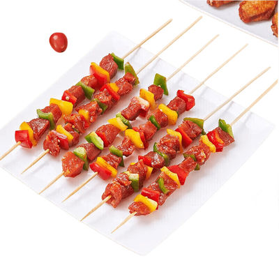 Largeur 2,5 Bambous Barbecue Bambous Grill Sticks facilement nettoyés