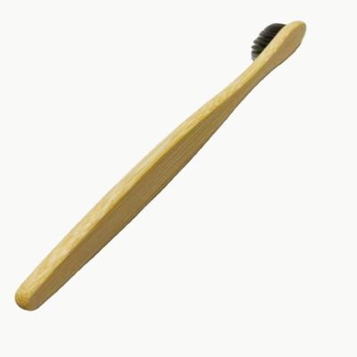 175mm Length 15mm Width 5.0mm Thickness Eco-Friendly Bamboo Toothbrush with Soft Bristles