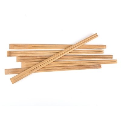 Baguettes chinoises jetables en bambou personnalisées, emballées individuellement en papier ouvert ou complet, baguettes en bambou carbonisé biodégradables