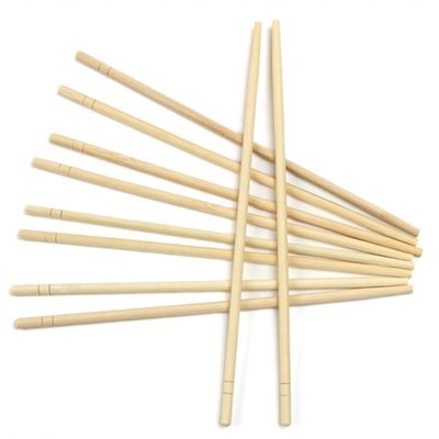 Des baguettes à manger en bambou jetables en gros Eco-friendly Modern Round Shape Sustainable and Healthy Flatware pour le camping et les hôtels