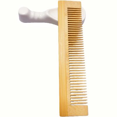 Gros de peigne de cheveux de bambou biodégradable personnalisé Naturel de bois brosse à cheveux sans statique pour l' hôtel de haute qualité